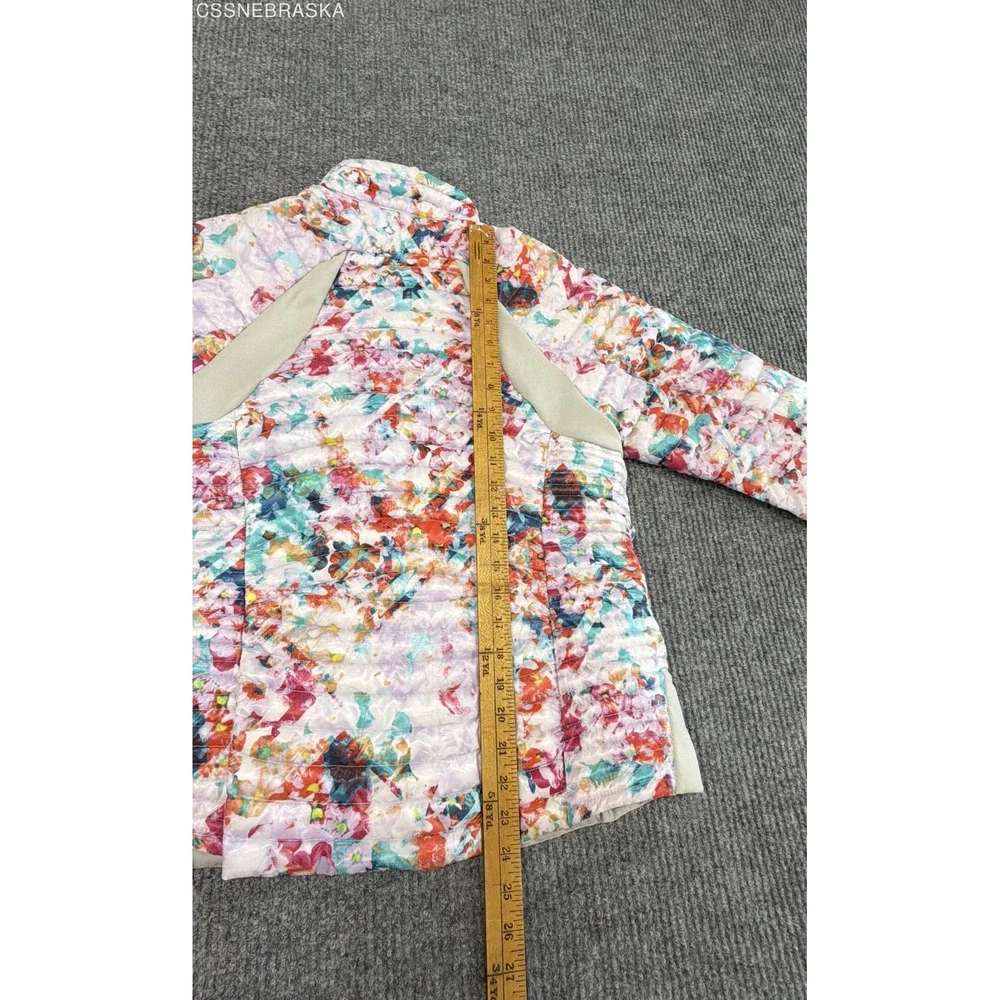 Eddie Bauer Multicolor Women's Packable Lightweight Down Puffer Jacket Floral -M